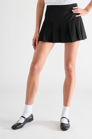 Falda plisada - Negro