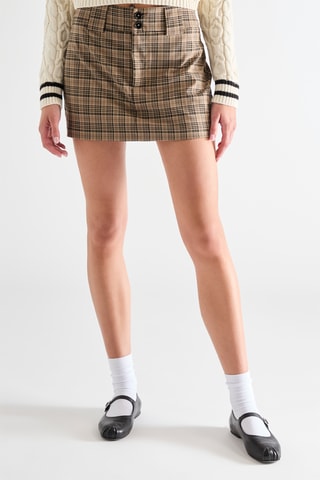 Falda pantalón - Marrón y negro