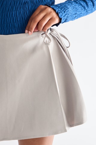 Falda plisada - Gris