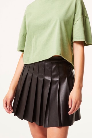 Falda plisada - Negro