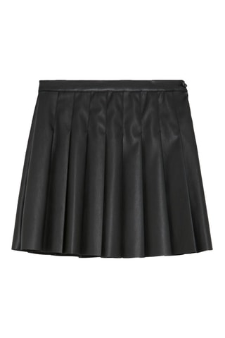 Falda plisada - Negro