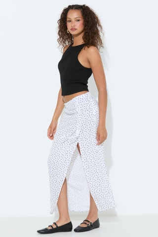 Falda larga - Blanco