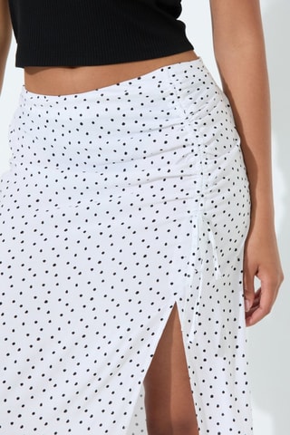 Falda larga - Blanco