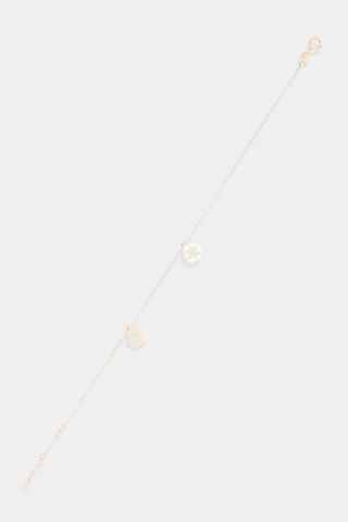 Armband Encircled Flower Geelgoud