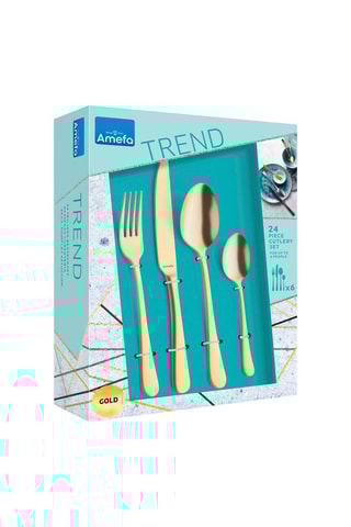 Ménagère en acier inoxydable Texas - 24 pièces