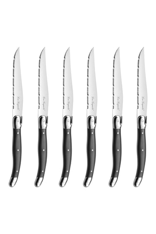 Bloc de 6 couteaux en acier inoxydable Tradition - 23 cm