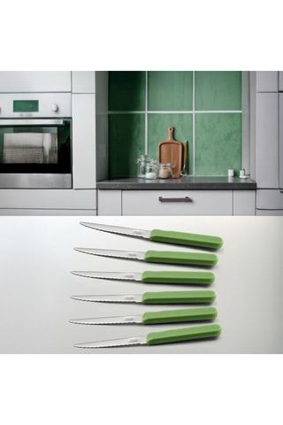 6 couteaux à steak en acier inoxydable Energy - 21,3 cm