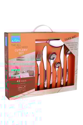 Ménagère en acier inoxydable Vesta - 42 pièces