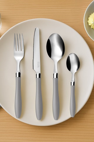 Ménagère en acier inoxydable Réglisse Gris - 16 pièces