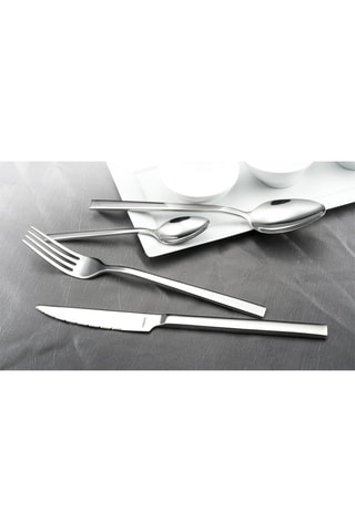 Ménagère en acier inoxydable - Ambre - 50 pièces