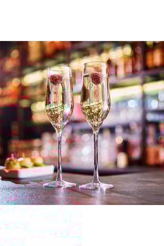6 flûtes à champagne en cristallin Expert - 16 cl
