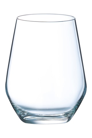 2 coffrets 4 gobelets hauts en cristallin Diamantis - 40 cl