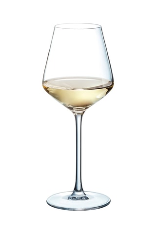 2 coffrets 4 verres à pied en cristallin Diamantis - 29 cl