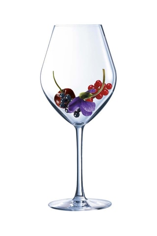 6 verres à pied en cristallin Lys - 25 cl