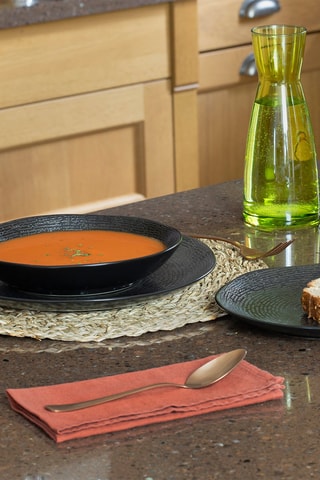 Service en grès Matrix - 18 pièces