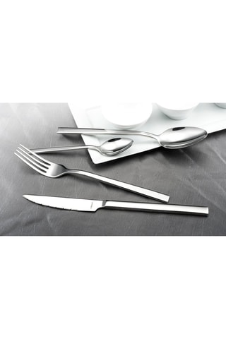 6 fourchettes à gâteau en acier inoxydable Ambre