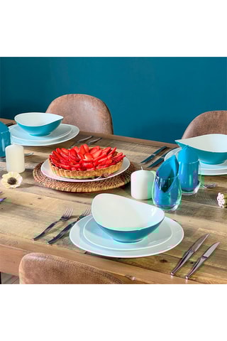 Ensemble à dessert en acier inoxydable Jet Miroir - 12 pièces