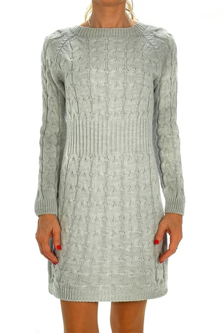 Vestido jersey - Gris claro