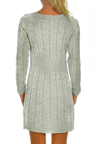 Vestido jersey - Gris claro