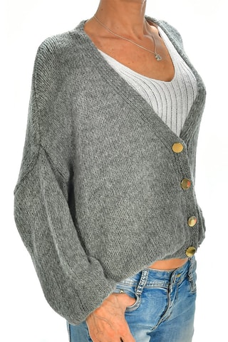 Cárdigan - Gris oscuro