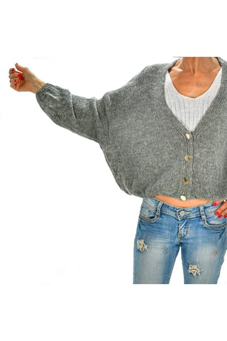 Cárdigan - Gris oscuro