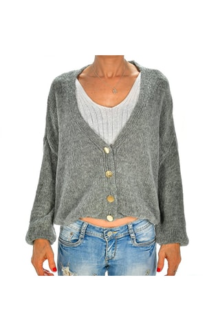 Cárdigan - Gris oscuro