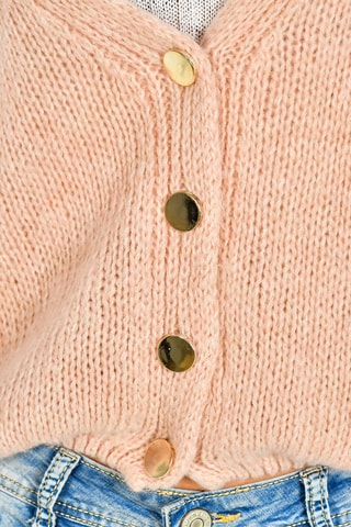 Cárdigan - Rosa pastel