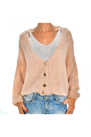 Cárdigan - Rosa pastel