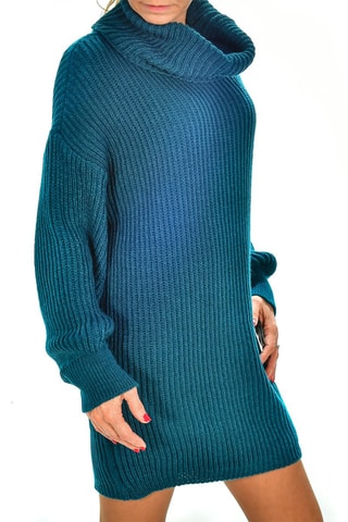 Vestido jersey - Azul cobalto