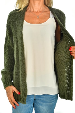 Cárdigan - Verde oscuro