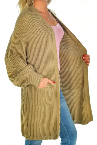 Cárdigan largo - Marrón claro