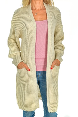 Cárdigan largo - Beige