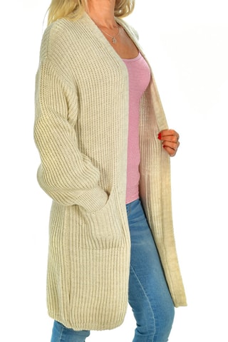 Cárdigan largo - Beige