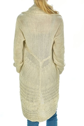 Cárdigan largo - Beige jaspeado