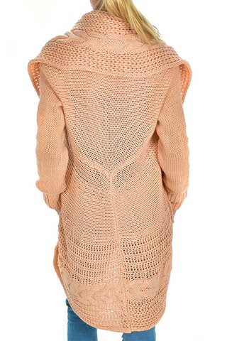 Cárdigan largo - Rosa