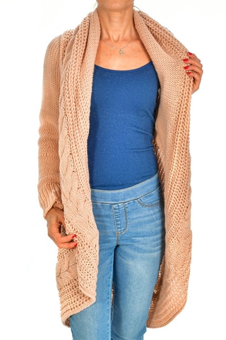 Cárdigan largo - Rosa