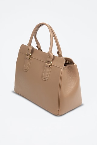 Bolso de piel Arpaise - Topo