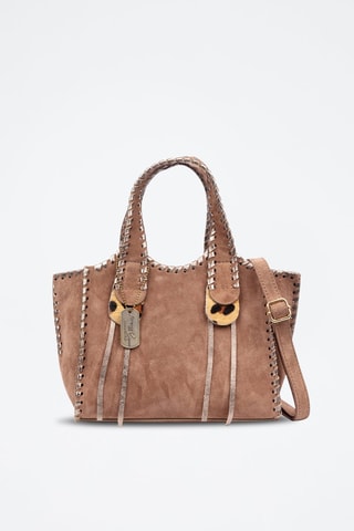 Bolso de piel - Marrón