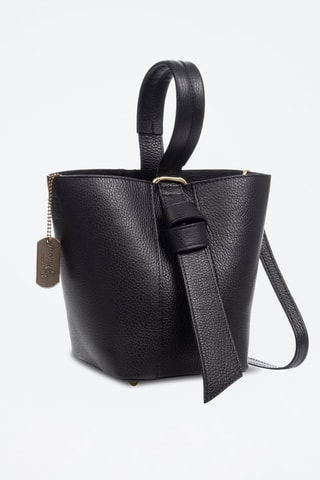 Bolso de piel Ayas - Negro