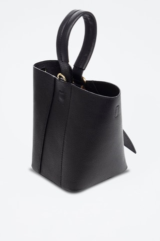 Bolso de piel Ayas - Negro