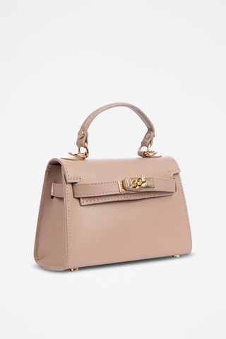 Bolso de piel Asciano - Beige