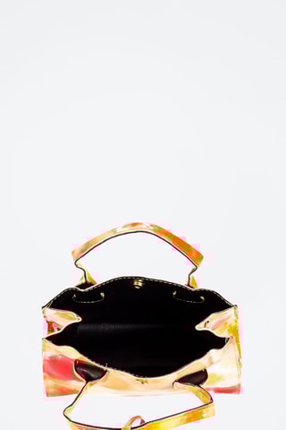 Bolso de piel - Naranja y coral 