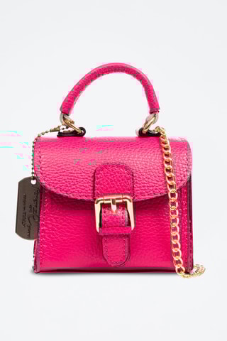 Bolso de piel Annicco - Fucsia - Firenze Artegiani