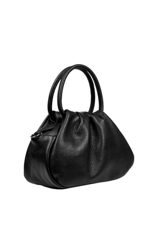 Bolso de piel - Negro y plateado - Firenze Artegiani