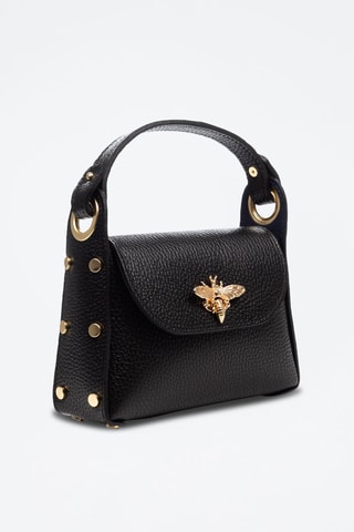 Bolso de piel Aquileia - Negro