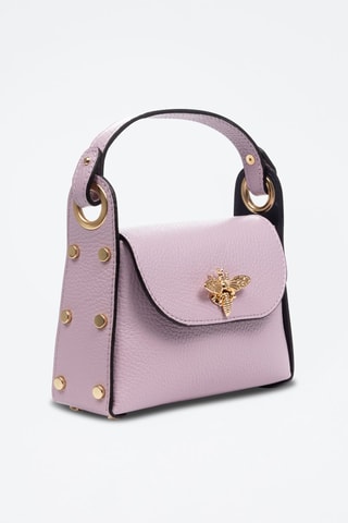 Bolso de piel - Violeta