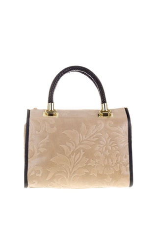 Bolso de piel - Beige