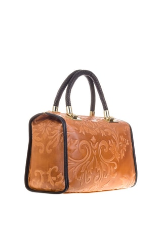 Bolso de piel - Negro y marrón