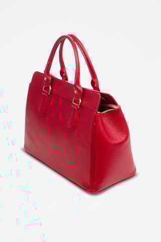 Bolso de piel Arpaise - Rojo