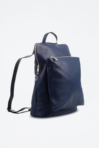 Mochila de piel Eva - Azul marino